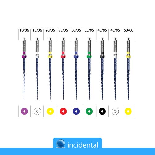 فایل روتاری تیپر ثابت 6% / Touch Blue