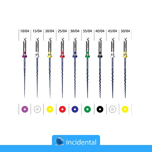 فایل روتاری تیپر ثابت 4% / Smart Blue